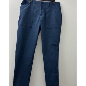 Adidas Golf Go To Progressive Pants Mens 33x34 Navy Blue $110 MSRP